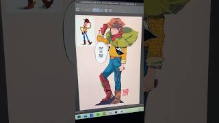 Drawing Woody from Toy Story woody toystory disney cartoon drawing anime manga [upl. by Ofella574]