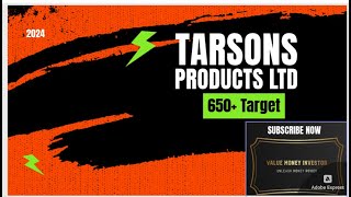 Tarsons Products Ltd Stay invested for long term profit [upl. by Karleen]