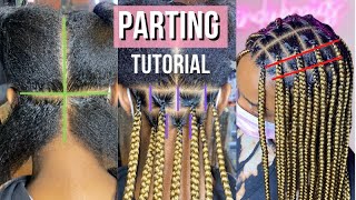 DETAILED Parting Tutorial  How To Get The Perfect Parts [upl. by Derman]