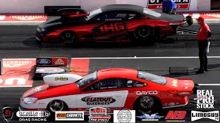 REAL  Q3 Action  Burnouts amp Launches 2024 Ford Performance NHRA Nats LVMS Mountain Motor Pro Stock [upl. by Buzzell]