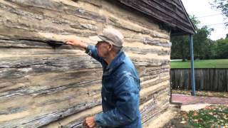 Oldest log cabin in America New Jerseys Nothnagle Cabin gets a facelift [upl. by Millur]