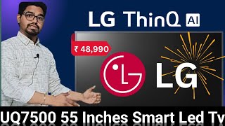 best budget tv  Best TV under 50000 in india 55 inch  best 55 inch 4k tv India  LG tv unboxing [upl. by Anaylil932]