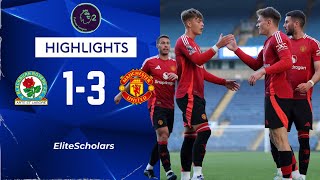 Blackburn Rovers U21 Manchester United U21  Extended Highlights  Premier League 2  300824 [upl. by Shirberg]