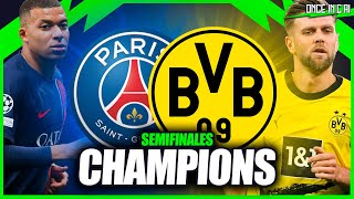 ASÍ FUE LA VICTORIA del BORUSSIA DORTMUND SOBRE PSG en la SEMIFINAL de CHAMPIONS LEAGUE ¡A LA FINAL [upl. by Colt]