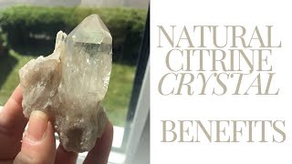 Natural Raw Kundalini Citrine Crystal Cluster Mineral Specimen Meaning Benefits Properties [upl. by Amero]