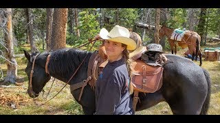 Horseback riding  4 days camping in the wilderness [upl. by Drhacir]