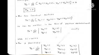 PAULI EXCLUSION PRINCIPLE AND ANTISYMMETRIC WAVE FUNCTION [upl. by Darahs]