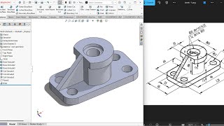 SolidWorks Çizim Örnekleri  1 [upl. by Linnell561]