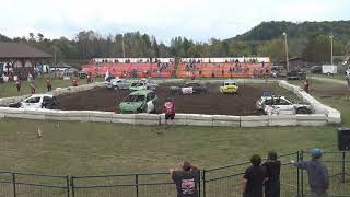 Stock Mini Finals for Huntville Demolition derby 2024 [upl. by Pennebaker]