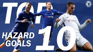 Eden Hazard  10 Greatest Chelsea Goals  Best Goals Compilation  Chelsea FC [upl. by Tiena]