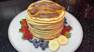 Recept za najbolje američke palačinke  Recipe for the best american pancakes 🥞 [upl. by Amabil661]