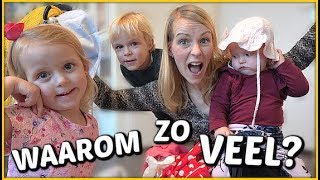 NiEUWE KiNDERKLEDING VOOR 3 KiDS 😱  Bellinga Familie Vloggers 1306 [upl. by Aicilec]