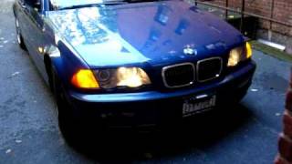 BMW E46 M54 Sounds of Idler Pulley and Tensioner Pulley Failing [upl. by Kerry]