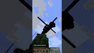 Minecraft Helicopter Build on 2b2t minecraft minecraftshorts 2b2t [upl. by Philo]