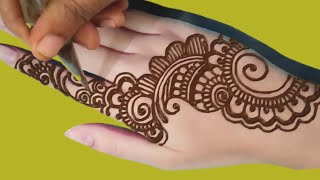 mehandi lagane ka tarika  Hath mein mehandi ka design  मेहंदी लगाने सिखाइए  Zeenaths world [upl. by Hbahsur]