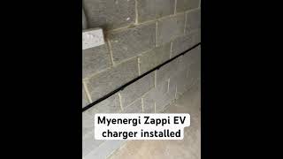 Myenergi Zappi EV charger installed evcharger evchargers [upl. by Orban]