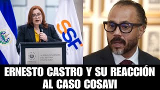 ERNESTO CASTRO REACCIONA A LA NUEVA RESERVA IMPUESTA EN EL CASO COSAVI LEVANTAN SOSPECHAS [upl. by Idyh]