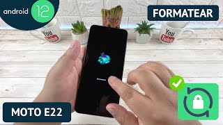 Formatear Motorola Moto E22  Android 12 [upl. by Ayat]