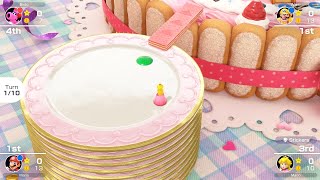 Mario Party Superstars 976 Peachs Birthday Cake Peach vs Birdo vs Mario vs Wario [upl. by Eldoree]