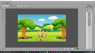 How to animate a boy walking in a ground with Tupi tube 2D desk l 2023 l Easy method [upl. by Croix434]