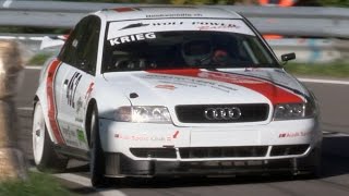 Very fast Audi A4 QUATTRO STW with Onboard from Danny Krieg at Swiss Racing 2015 [upl. by Oiruam]