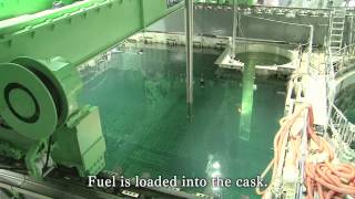 Removal of nuclear fuel assemblies from Fukushima Daiichi nuclear power plant [upl. by Gothart]