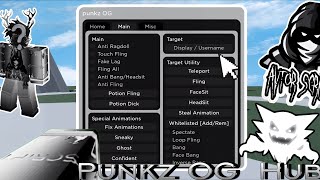 Roblox Script FE Punkz OG Hub Ragdoll Engine роблокс скрипты [upl. by Sergei666]