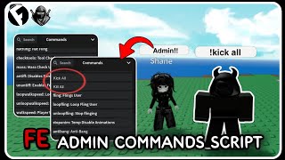 FE  Universal Admin Commands Script  ROBLOX SCRIPTS  TrollKill All Players [upl. by Namsaj]