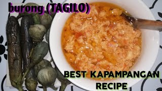 THE BEST BURONGTAGILO KAPAMPANGANKAPAMPANGAN RECIPEAUTHENTIC BURO [upl. by Elleinnad]