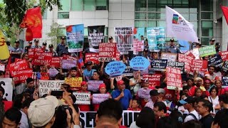 Chinese Presidents visit unwelcome among Filipino activists [upl. by Ordisi162]