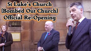 St Lukes Bombed Out Church Liverpool Official Reopening [upl. by Eleirbag427]