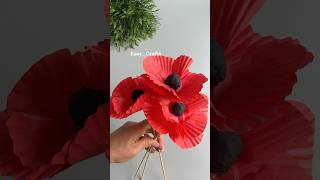 How to make poppies for Remembrance Day youtubecreatorcommunity [upl. by Eunice]