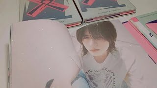 kpop unboxing 05  txt tcc fight or escape album with weverse pob  full photobook flip through [upl. by Esac]