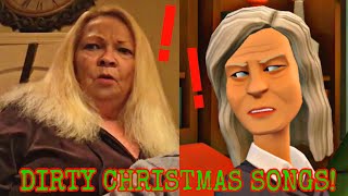 Showing Grandmom “Dirty Christmas Songs” My Version [upl. by Irmine]