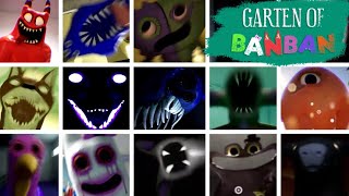 Garten Of Banban 1 2 3 4 amp 6  ALL JUMPSCARES [upl. by Kenaz125]