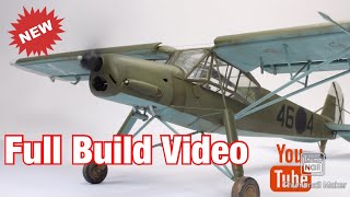 HobbyBossTristar 135 Fieseler Storch C1 Full Build [upl. by Broome]