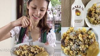 German shredded pancake Kaiserschmarrn coconut flavour German recipe 3 德国奥地利甜点 [upl. by Litta]