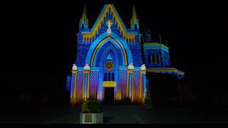 Santuario di San Pancrazio Pianezza la nuova illuminazione [upl. by Sondra939]