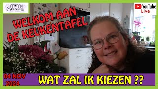 Aan de keukentafel WAT GAAN WE KIEZEN [upl. by Eloccin979]