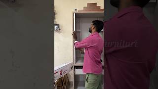 Pooja Mandir ￼pocket door fitting shortvideo vishalfurniture [upl. by Arlan]