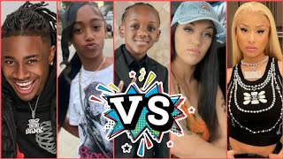 Nicki Minaj VS Jayah OfficialTsquadTV VS Super Siah Beam Squad VS Biannca Prince VSRucrew Jay [upl. by Courtenay]