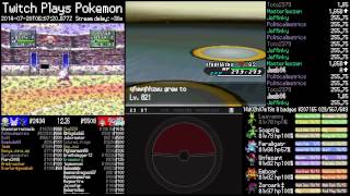 Marshal defeated Elite Four  Twitch Plays Pokemon Official Highlights Blaze Black 2 [upl. by Sanjay]