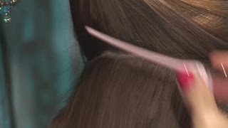 How To Attach Hair Extensions To Short Hair [upl. by Manoff]