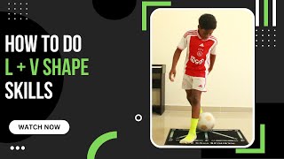 How To Do L  V Shape FPRO Level 3  FPRO FOOTBALL TRAINING 🔥  Leon Ngassa ⚽ [upl. by Kristi]