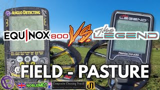 The Legend Vs Equinox 800  Pasture  Metal Detecting UK [upl. by Savart]