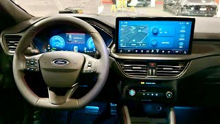 New FORD KUGA FACELIFT 2024  INTERIOR tour NEW SYNC 4 INFOTAINMENT system amp AMBIENT lights [upl. by Enomad399]