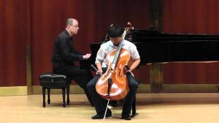 Kabalevsky Cello Concerto in G minor 1st Mvt [upl. by Rosalie905]