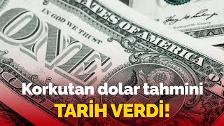 Ünlü ekonomistten korkutan dolar tahmini Tarih verdi [upl. by Oiluig370]