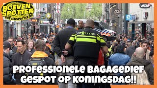 BOEVENSPOTTER PROFESSIONELE BAGAGEDIEF GESPOT OP KONINGSDAG 159 [upl. by Biebel]