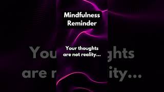 Your thoughts are not reality  trend mind mindsetmotivation ypfッ shortstories [upl. by Annairt247]